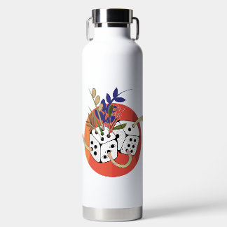 Dice in Parallel Universe Water Bottle