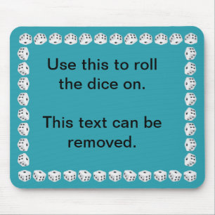 dice mat mouse mat