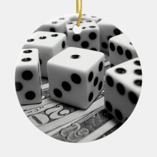 Dice Money Ornament (Front)