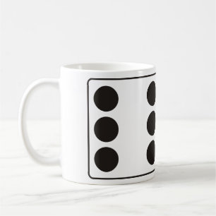 DICE numbers of pips 6 & 5 + your ideas Coffee Mug