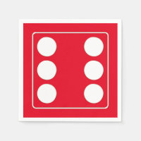 DICE numbers of pips white 6 + your backgr.