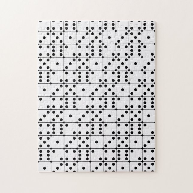 DICE PATTERN JIGSAW PUZZLE (Vertical)