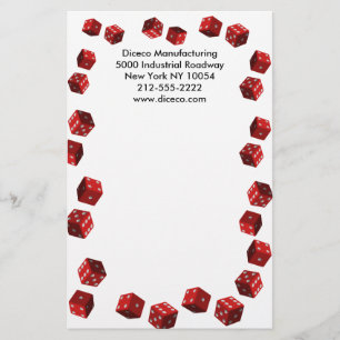 Dice Players Stationery