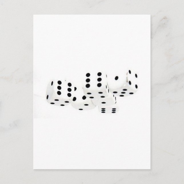dice - postcard (Front)
