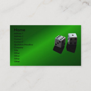 Dice Profile Carde Business Card