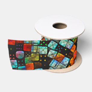 Dice Ribbon Satin Ribbon