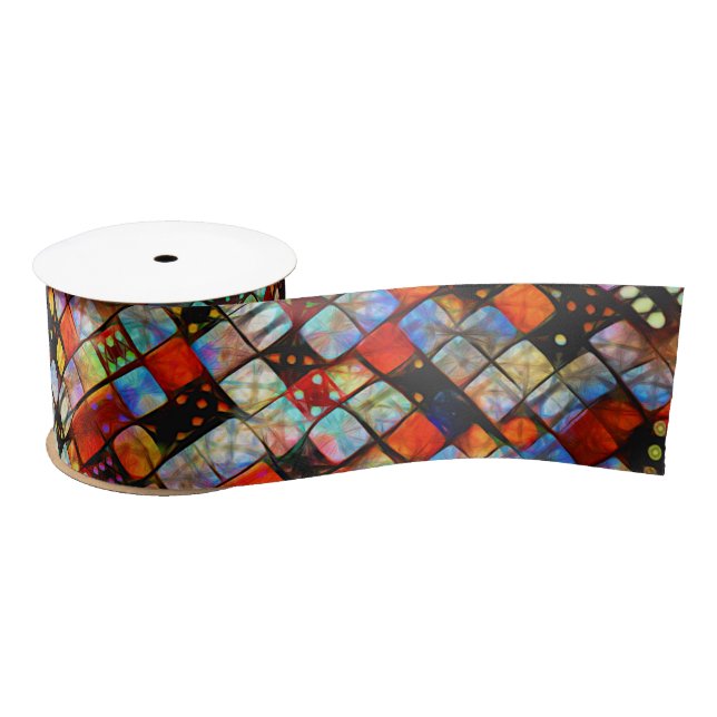 Dice Ribbon Satin Ribbon (Spool)