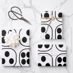 Dice Roll Birthday Party Wrapping Paper Sheet