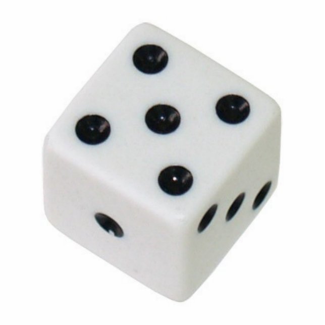 Dice Sculpture Standing Photo Sculpture (Front)