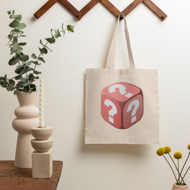 Dice With Question Marks Tote Bag (Creator Uploaded)