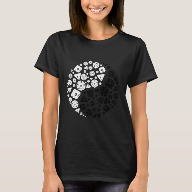 Dice Yin Yang T-Shirt (Front)