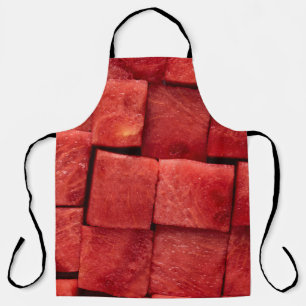 Diced watermelon apron