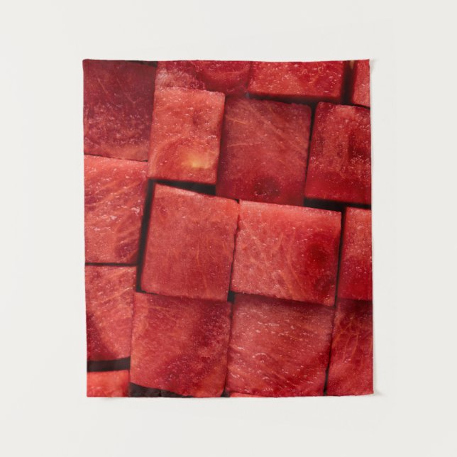Diced watermelon tapestry (Front)