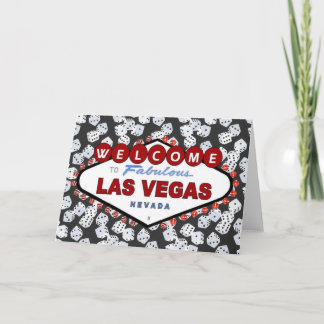 Dices are Loaded! Las Vegas Invitation Card