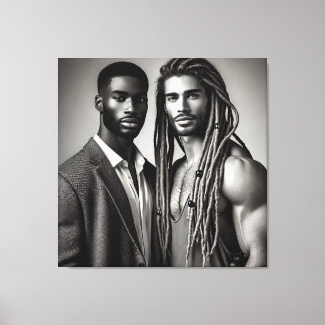 Dichotomy Unveiled Canvas Print (Front)