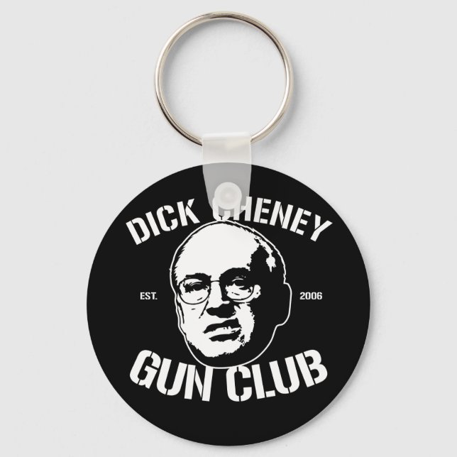 Dick Cheney Gun Club Key Ring (Front)