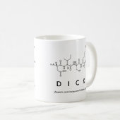 Dick peptide name mug (Front Right)