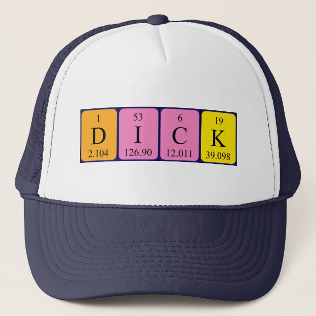 Dick periodic table name hat (Front)