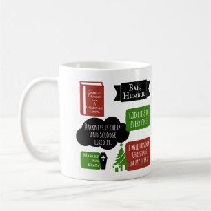 Dickens A Christmas Carol Personalised Scrooge Coffee Mug