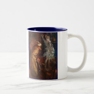 Dickens A Christmas Carol Scrooge & Marley Two-Tone Coffee Mug