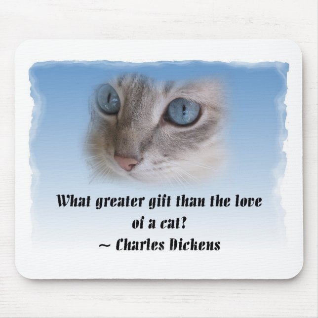 Dickens Cat Mouse Mat (Front)