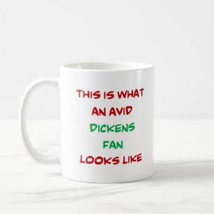 dickens charles fan, avid coffee mug