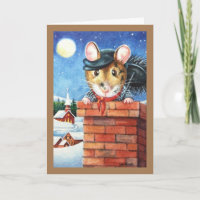 Dickens Christmas Chimney Sweep Mouse Art