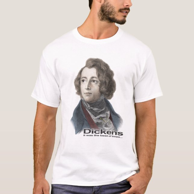 Dickens (colour) T-Shirt (Front)