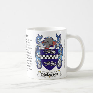 Dickerson Family Coat of Arms mug