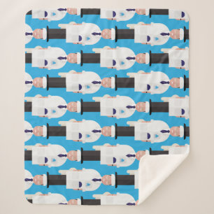 Dickie – Patterned Sherpa Blanket