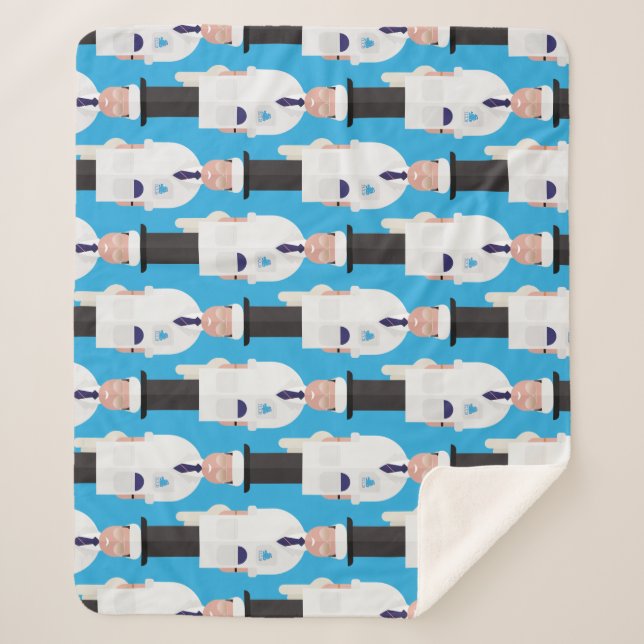 Dickie – Patterned Sherpa Blanket (Front)