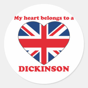 Dickinson Classic Round Sticker
