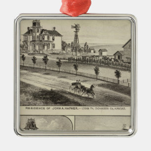 Dickinson County Residences, Kansas Metal Tree Decoration