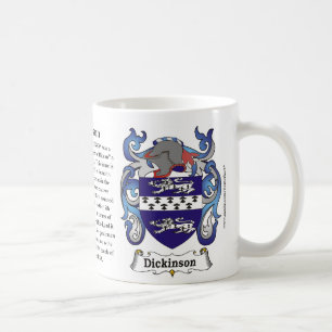 Dickinson Family Coat of Arms Mug