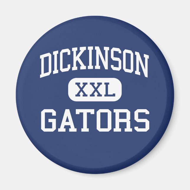 Dickinson - Gators - High School - Dickinson Texas Magnet (Front)