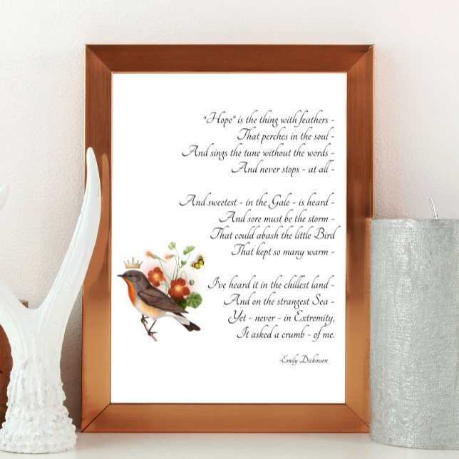 Dickinson Hope Poem Poster (Creator Uploaded)