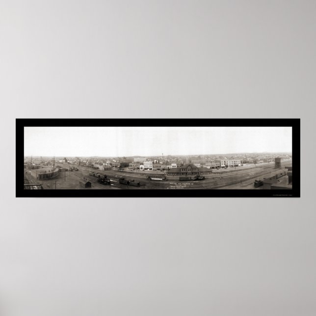 Dickinson North Dakota Photo 1914 Poster (Front)