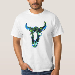 Dickschädel mit Hörnern - T-Shirt