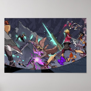 Dickson battle Xenoblade Chronicles Poster
