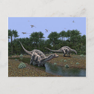 Dicraeosaurus Scene Postcard