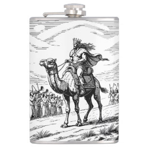 Dictionairre Infernal Camel-Rider Paimon  Hip Flask