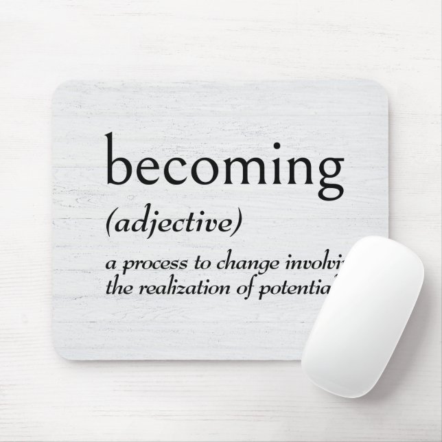 Dictionary Definition For BECOMING Mouse Mat (With Mouse)