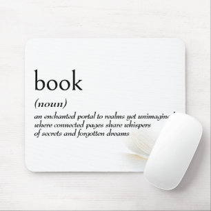 Dictionary Definition For BOOK Mouse Mat