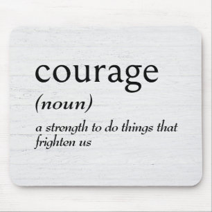 Dictionary Definition For COURAGE Mouse Mat