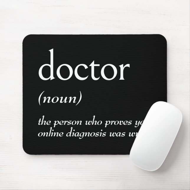 Dictionary Definition For DOCTOR Mouse Mat (With Mouse)
