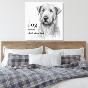 Dictionary Definition for DOG Canvas Print