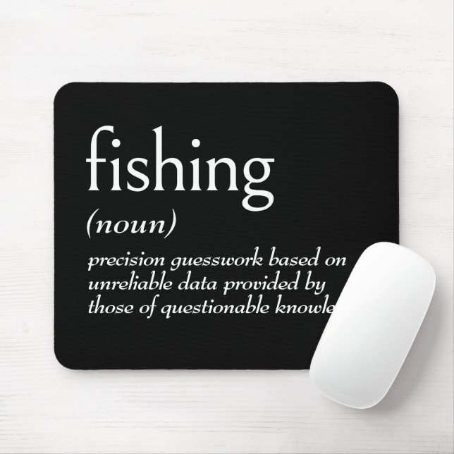 Dictionary Definition For FISHING Mouse Mat (With Mouse)