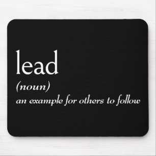 Dictionary Definition For LEAD Mouse Mat