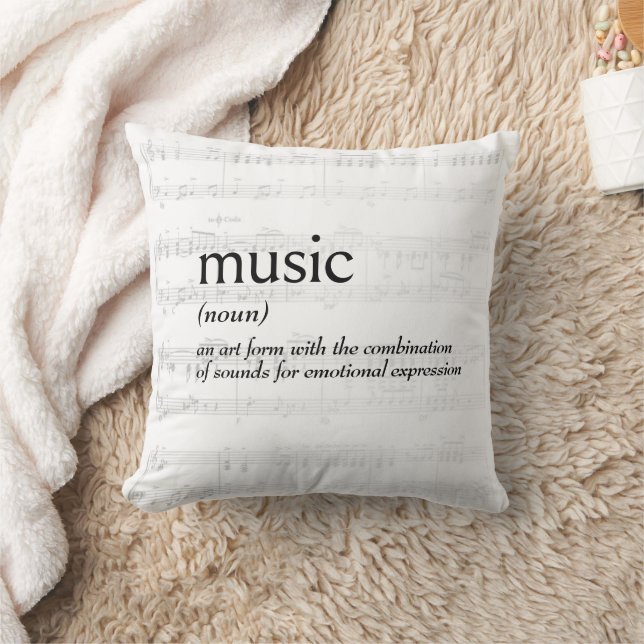 Dictionary Definition For MUSIC Cushion (Blanket)
