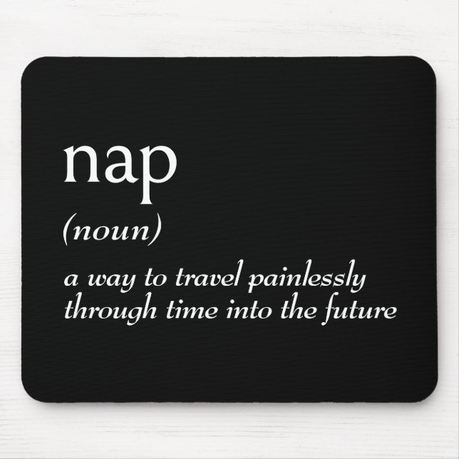 Dictionary Definition For NAP Mouse Mat (Front)
